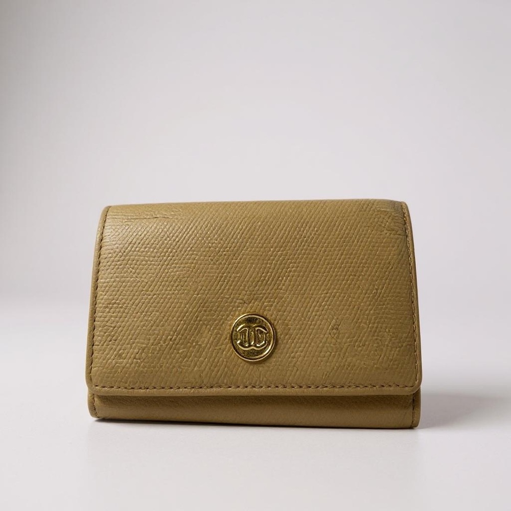CHANEL Tan Key Card Holder Leather Accessory